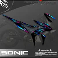 在飛比找蝦皮購物優惠-條紋 HONDA SONIC 貼紙 SONIC 150R 條