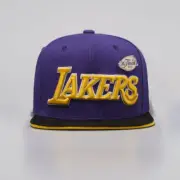 Mitchell & Ness Purple NBA Los Angeles Lakers Pinned Snapback - OSFA