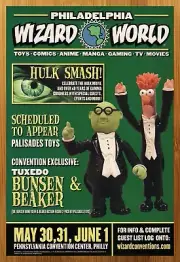 2003 Wizard World Philadelphia Print Ad/Poster Muppets Bunsen Beaker Figure Art