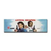 Lethal Weapon Premium Arcade Marquee Restoration Backlit Sign Insert