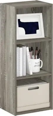 Small Cube Bookshelf Bookcase Shelf Tier Book Storage Vertical & Horizontally