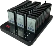 Restaurant Pager System 30 Wireless Beepers for Restaurant Buzzer Waiting Queue