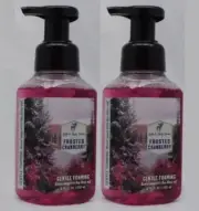 2 Bath & Body Works FROSTED CRANBERRY Gentle Foaming Hand Soap