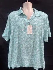 Tommy Bahama Big &Tall Men's Size 2XLT Opal Coast Parrot Paradise Shirt $128NWT