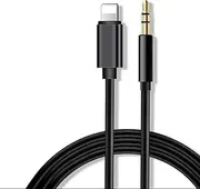 Aux Cord for iPhone, Lightning to 3.5mm Aux Cable for Car, Compatible with iPhone 11/11 Pro/XS/XR/X 8 7 6/IPad/iPod for Car/Home Stereo/Headphone/Speaker