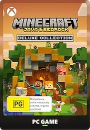 Minecraft: Java & Bedrock Deluxe Collection - PC [Online Game Code]
