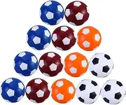 ifundom 16Pcs Mini Foosballs Football Accessories for Standard Games Easy to Use and Store for Fun Tabletop Soccer Play