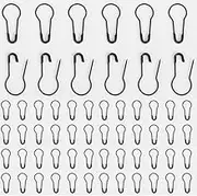 DACUAN 500 Pcs Metal Gourd Safety Pins Small Wire Pins Craft Bulb Pin Clothing Tag Pins DIY Home Accessories
