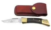 Case Shark Tooth ‎250 Folding Knife Wooden Handle Stainless Steel USA w/Case