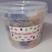 100 Piece Mochi Squishy Toys Dinosaur Party
