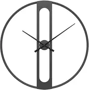 Outdoor Large Metal Garden Wall Clock, Silent Non Ticking Vintage Retro Style Wall Clock for Living Room Garden Bedroom Lounge Hotel Garden Decor Gift