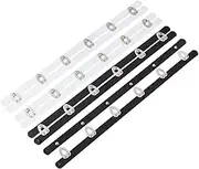 BENECREAT 4 Sets Corset Busks 2 Style Spring Iron Stainless Steel Boning Corset Closure with 6 Hooks and Eyes for Sewing Womens Corset Bustier Waist Trainer Wedding Corset Buttons