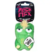 Mini Gro Alien Flex Soft Dog Toy 11cm x 8cm by Spunky Pup
