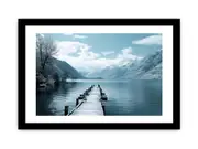 Peace Jetty Framed Print