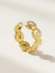 [Octavia Elizabeth] Octavia Elizabeth - + Net Sustain Nesting Gem 18-karat Recycled Gold Diamond Ear Cuff - One size One size Gold