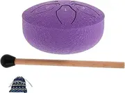 Totority Mini Handpan Drum 6 Notes Portable Boys and Girls Tongue Drum Outdoor Steel Percussion Instrument
