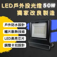 在飛比找momo購物網優惠-【彩渝】LED戶外投射燈 50W(新款上市 投射燈 探照燈 