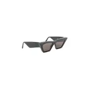 [Phoebe Philo] Phoebe Philo-Black Peak Acetate Sunglasses-Donna OS OS