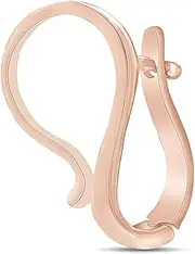 [AFFY] Interchangeable Pendant Hanger Slide Pearl Enhancer Fits 7mm In 14k Gold Plated 925 Sterling Silver
