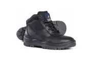 Mongrel Mens Lace Up Safety Work Boots 260020 - Black