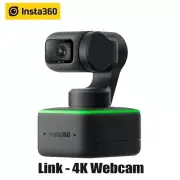 Insta360 Link - 4K Webcam with 1/2" Sensor,AI Tracking,Gesture Control,HDR,NEW