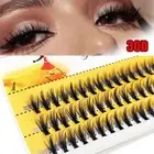 60 Bundles Natural Mink Eyelashes 30D Mink Cluster Lashes Eyelash Extensions