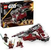 LEGO Star Wars Ahsoka’s Jedi Interceptor Building Toy for 8+ Year Old Boys & Girls, Set Features 2 Minifigures with Lightsabers and Droid Figure for The Clone Wars Fans, Buildable Kids Toy 75401