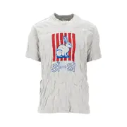 [BOTTEGA VENETA] BOTTEGA VENETA Rabbit print froissé jersey T-shirt Man L L Grey