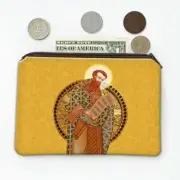 Gift Coin Purse : Saint Basil the Great Catholic Saints Religious Holy God