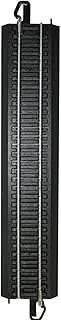 Bachmann Trains - Snap-Fit E-Z Track 9” Straight Track - Bulk (50 pcs) - Steel Alloy Rail with Black Roadbed - HO Scale