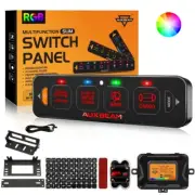 AUXBEAM AS-R40 4 Gang RGB Slim LED Touch Switch Panel Kit for Can-am Maverick X3