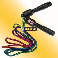 在飛比找蝦皮購物優惠-[爾東體育] ALEX B-01 計次跳繩 可調長度 (27