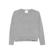 [Allude] Allude Round-neck Cashmere Sweater S GREY