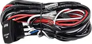 LIGHTFOX LED Wiring Loom Harness Kit W/Rocker Switch Driving light Bar 12V 40A Relay 1 Year Warranty