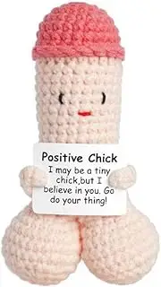 Emotional Support Pickle,Funny Positive Dick,Handmade Positive Dick,Emotional with Dick Support Dick Cards Doll,Positive