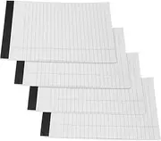 HAPINARY Lined Paper Notepad Set Undated Legal Pad Tear-Off Design Wide Ruled Notebook Paper for Work Memo Pad for Family Friends