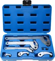 Adjustable Hook and Pin Wrench/Spanner Tool Set