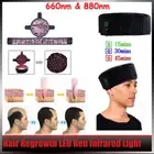 New Hair Regrowth LED Red Infrared Light Therapy Cap Hat for Hair Loss Treatment
