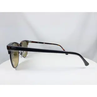 『逢甲眼鏡』Ray Ban雷朋 全新正品 太陽眼鏡 黑色眉框 深棕鏡面 玳瑁色鏡腳【RB3016-1277/3K】