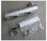 Vintage 4-Hole Left Muffler (complete) for the DLE-222cc Gas Engine DLEG0222 New