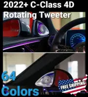 Mercedes Benz 4D Rotating Speaker Tweeter W206 C-Class 64 colors 2022+ NEW