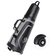 Golf Travel Bag with Wheels and Abs Hard Case Top, Hard Case Golf Travel Bag ...