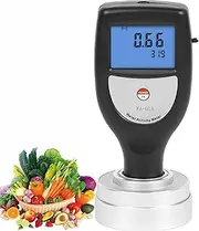Smart Water Activity Meter, Moisture Detection Analyzer, 6-Digit Backlit LCD Portable Digital Moisture Tester for Food, Jerky, and Dried Goods, Accurate AW Measurement Analyzer