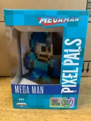 LIMITED FIRST EDITION Pixel Pals MEGA MAN #002 Megaman Light-Up Figure NIB