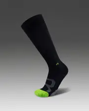 Compression Socks For Recovery, 2XU, L2, Black/Grey, Unisex