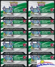 10x Pokemon TCG Online Code Card Unused from DARKRAI Collection Box