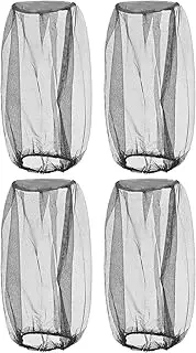 4PCS Mosquito Head Net, Extra Fine Holes Face Mesh Mosquito Net Hat, Midge Head Net for Gardening Hiking