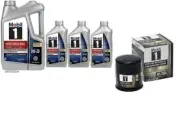 Mobil1 M1-108A Engine Oil Filter & 8 Quarts Mobil1 0W20 Full Syn. H/M Motor Oil (for: Smart)