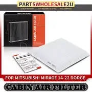 Cabin Air Filter for Dodge Attitude Mitsubishi Mirage Mirage G4 Electrostatic (for: Mitsubishi)