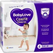 BabyLove Cosifit Nappies Size 4 (9-14kg) 60 pack (pack of 3)